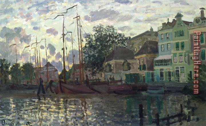 Claude Monet The Dam at Zaandam